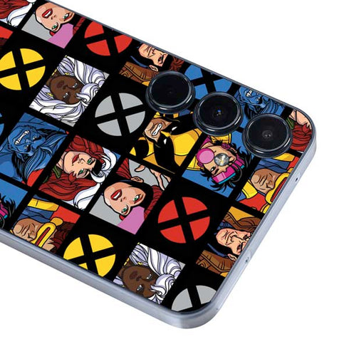 Marvel X-Men Pattern Galaxy A55 5G Skin